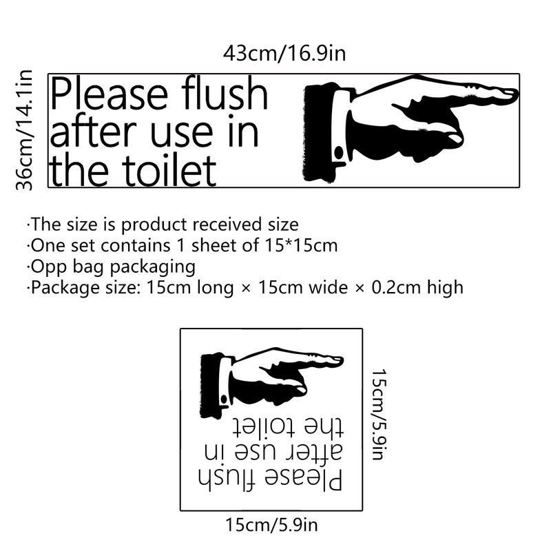 卸売クロスボーダー英語おねじりボタントイレステッカー浴室トイレ装飾ステッカー自己粘着|undefined