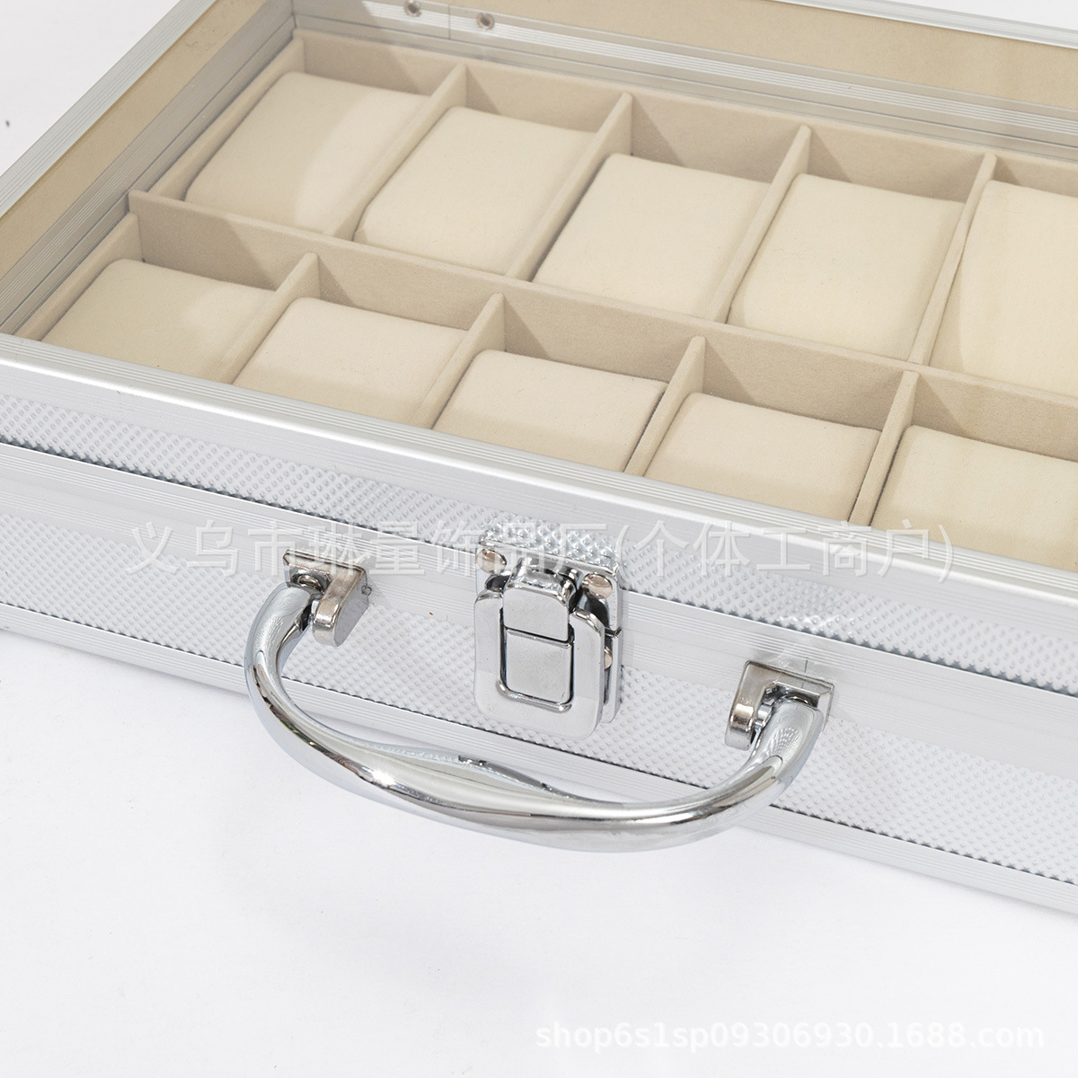Caja de exhibición universal de cuero PU para relojes, embalaje portátil de alta gama para almacenamiento de múltiples relojes, ideal para dropshipping transfronterizo.