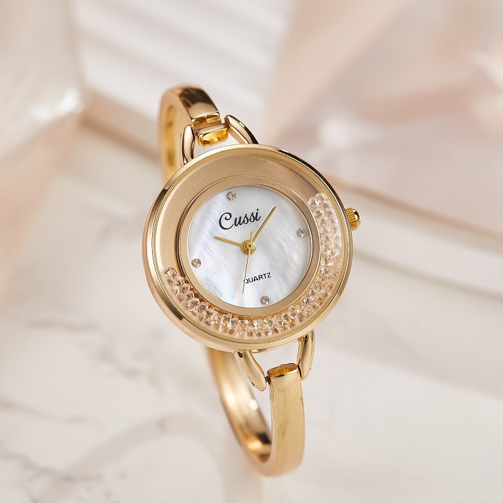 Orologio da polso creativo da donna con bracciale traforato, orologio aperto, versatile e di tendenza per signore_voghion.com