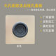Type 86 two-in-one with rubber aprons outlet hole blank cover plate threading panel hole blocking decoration shielding household White