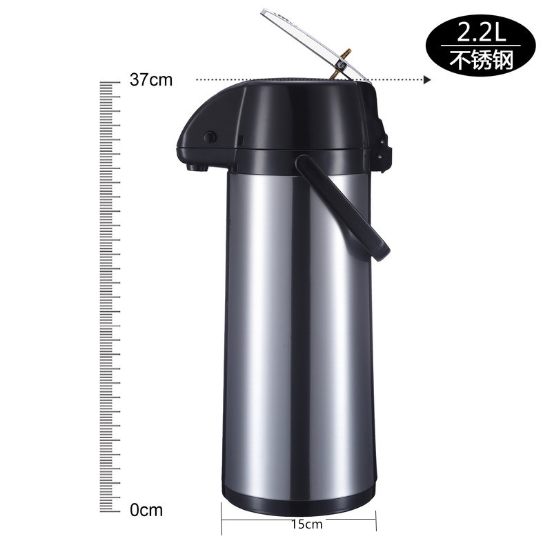 Botella de agua caliente neumática presurizada hervidor de agua presurizado doméstico botella de agua neumática de gran capacidad sala de ajedrez y tablero de té al por mayor