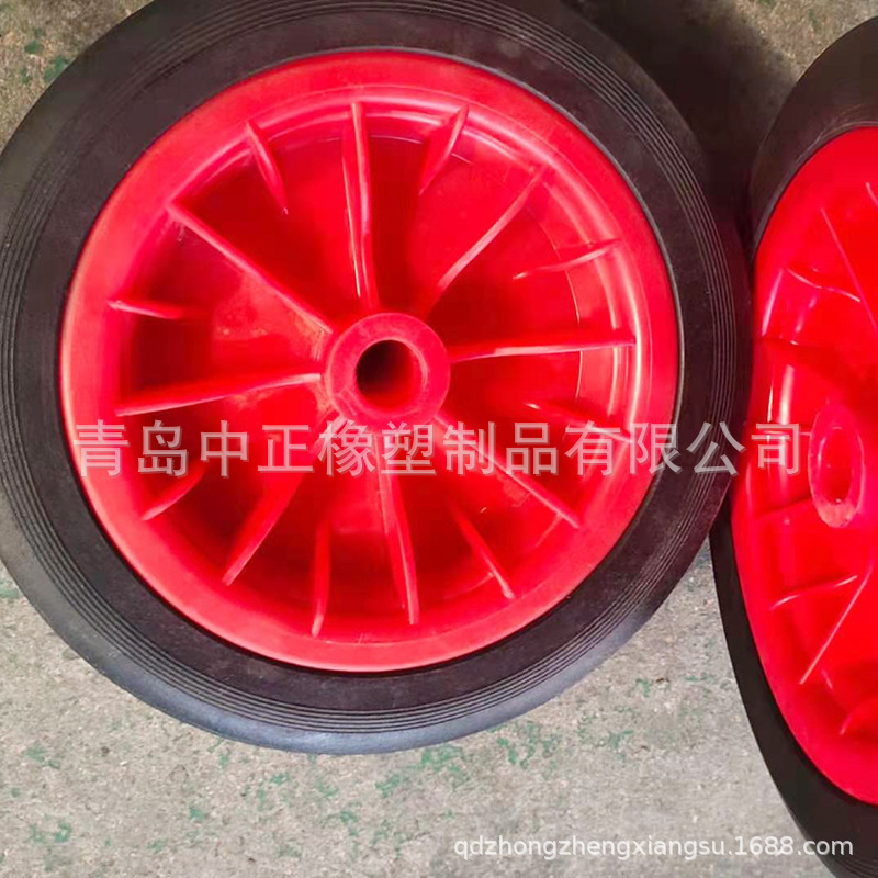 批发12寸胶粉轮 手推车用轮子 多种工具车 小推车轮子