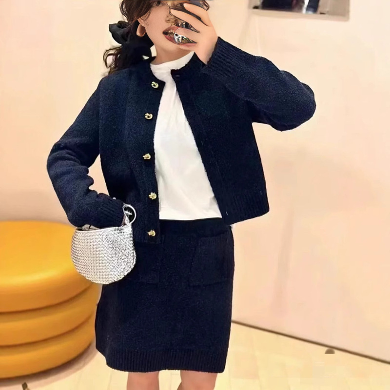 純原単BV康宝莱圏糸ウールニットカーディガンコート南油気質高級感軽贅沢婦人服上着|undefined