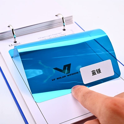Automotive Film – film, solar film, factory wholesale - 152m-30m-blue-silver