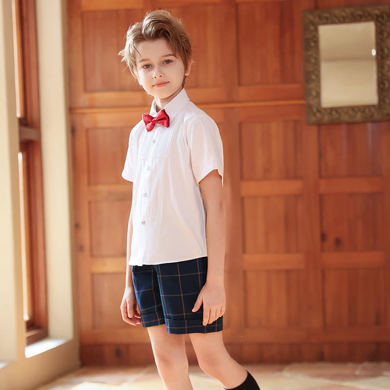 Traje de actuación para niños Traje de correa para niños y niñas Traje de actuación de anfitrión de escuela primaria Traje de jardín de infantes Vestido de coro