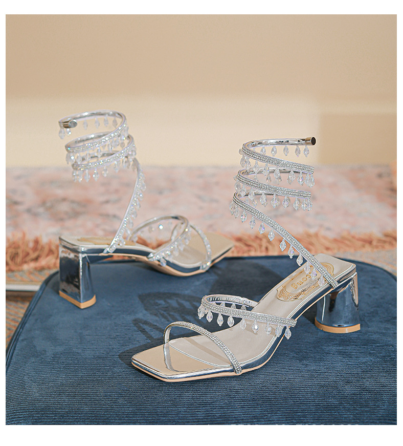 Dames sandalen met hak strass chunky gradient open teen_voghion.com