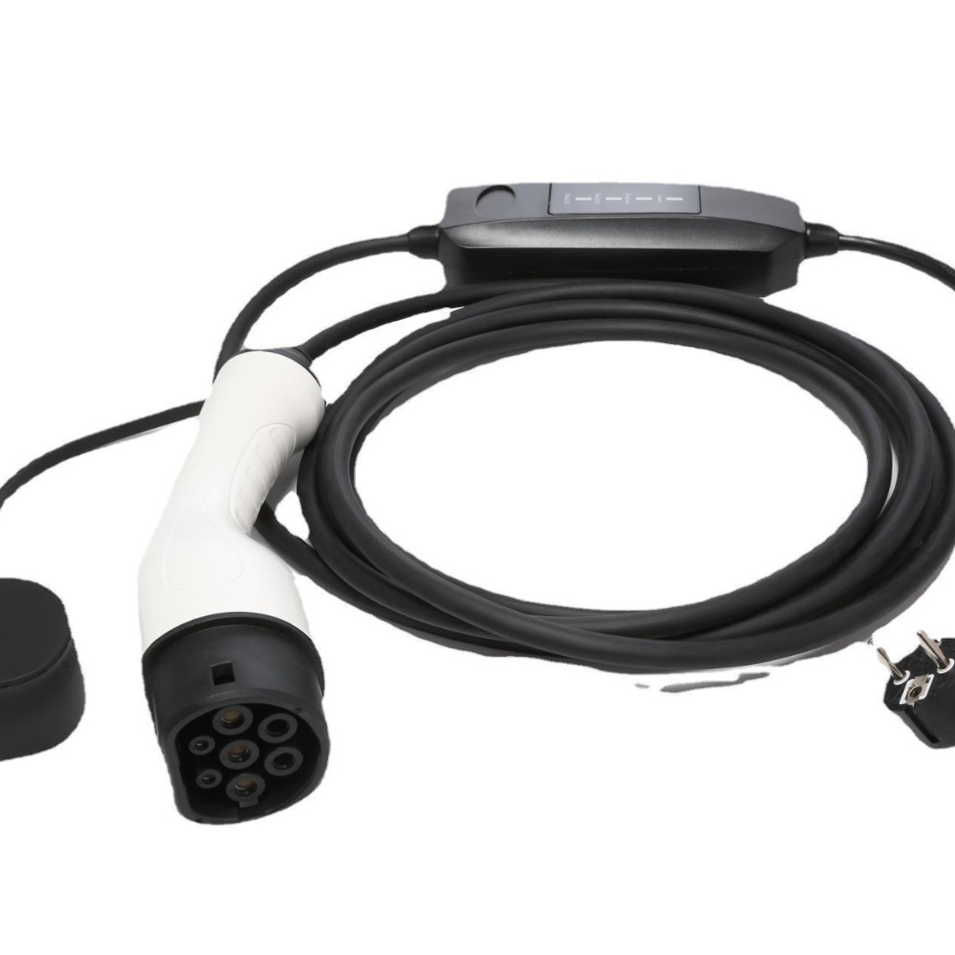 欧标充电枪13/16A新能源电动汽车充电器屏显便携式亚马逊电商专供