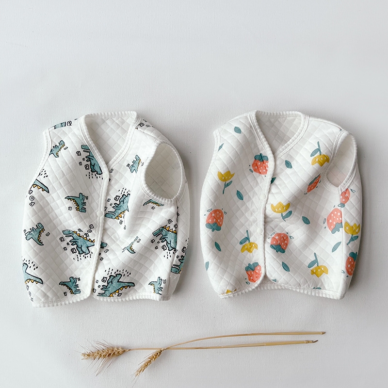 《特价清仓》婴幼儿马甲夹棉保暖秋冬小童装新款男女宝宝背心坎肩