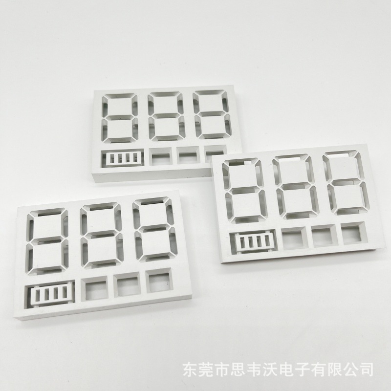 定制开模数码管外壳LED数码屏贴片数码屏显示屏壳套PPO数码管支架