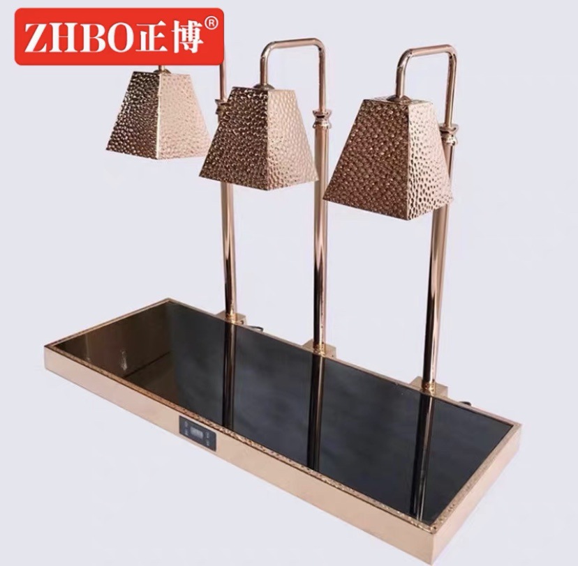 Lámpara de aislamiento de alimentos de buffet lámpara de calefacción de alimentos de restaurante lámpara de calefacción de mesa de calefacción de alimentos de restauración lámpara de barbacoa hotel comercial