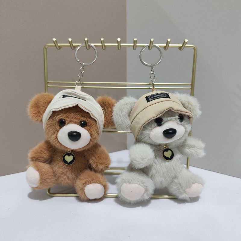 かわいいインターネット有名人の帽子クマペンダントぬいぐるみ人形クマバッグペンダントキーホルダー布人形人形|undefined
