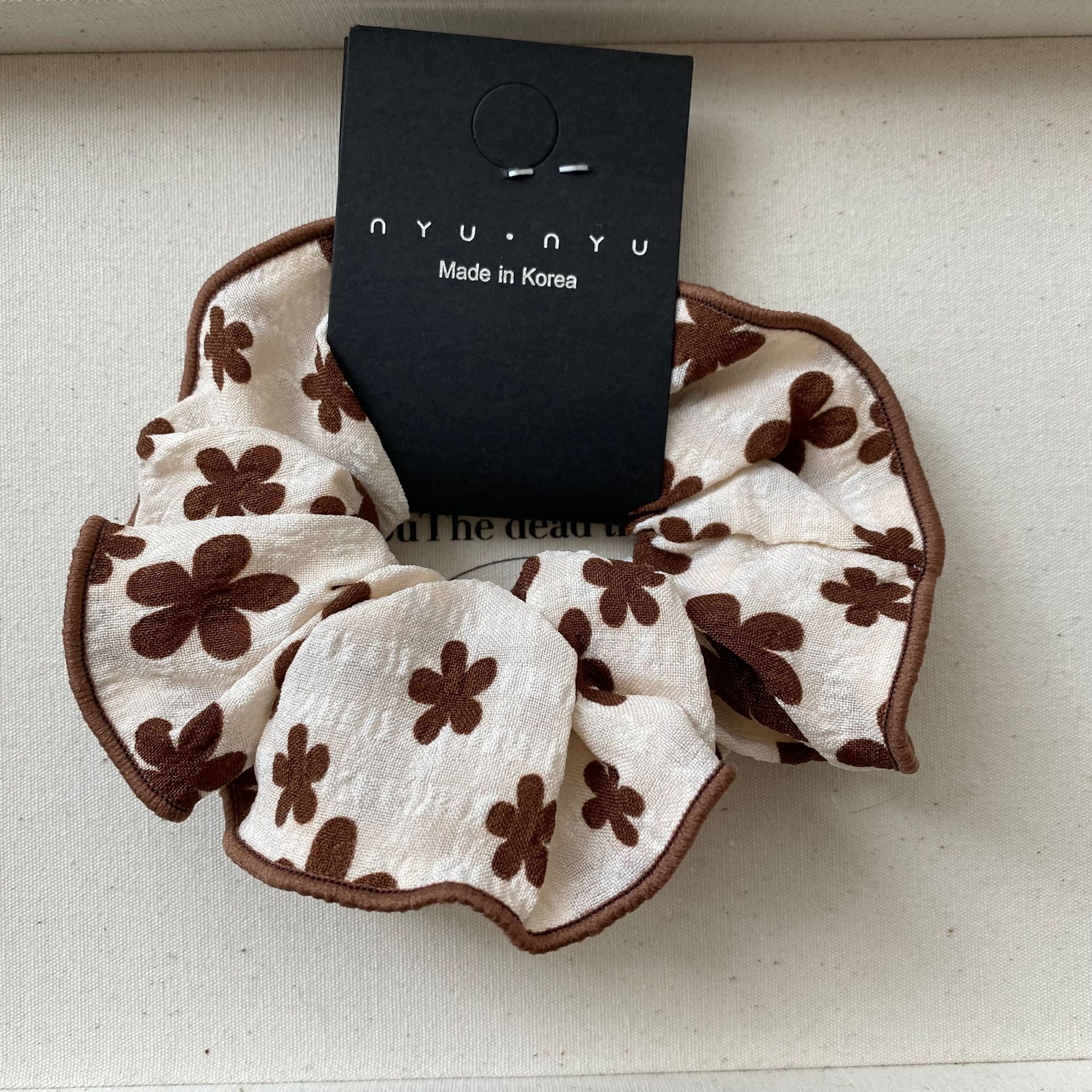 Color Block Pattern Women's Simple Style Color Block Cloth Printing Handmade Hair Tie