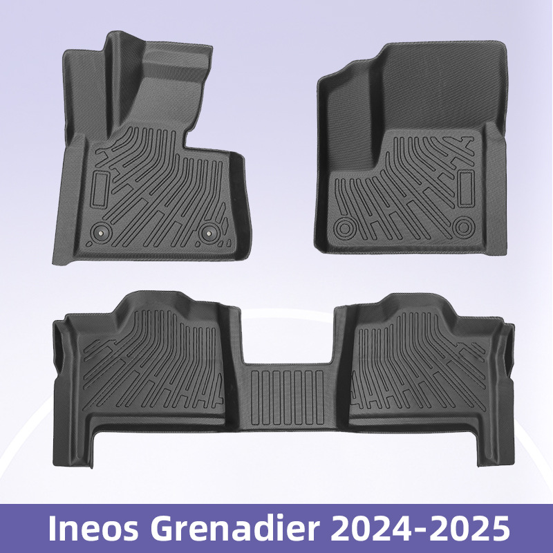 Para Ineos Grenadier 2024 - 2025 3D todo el tiempo TPE almohadilla de pie almohadilla de maletero