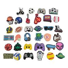 新款运动系列搞怪洞洞鞋鞋花鞋扣 diy小饰品可拆卸配件厂家直供