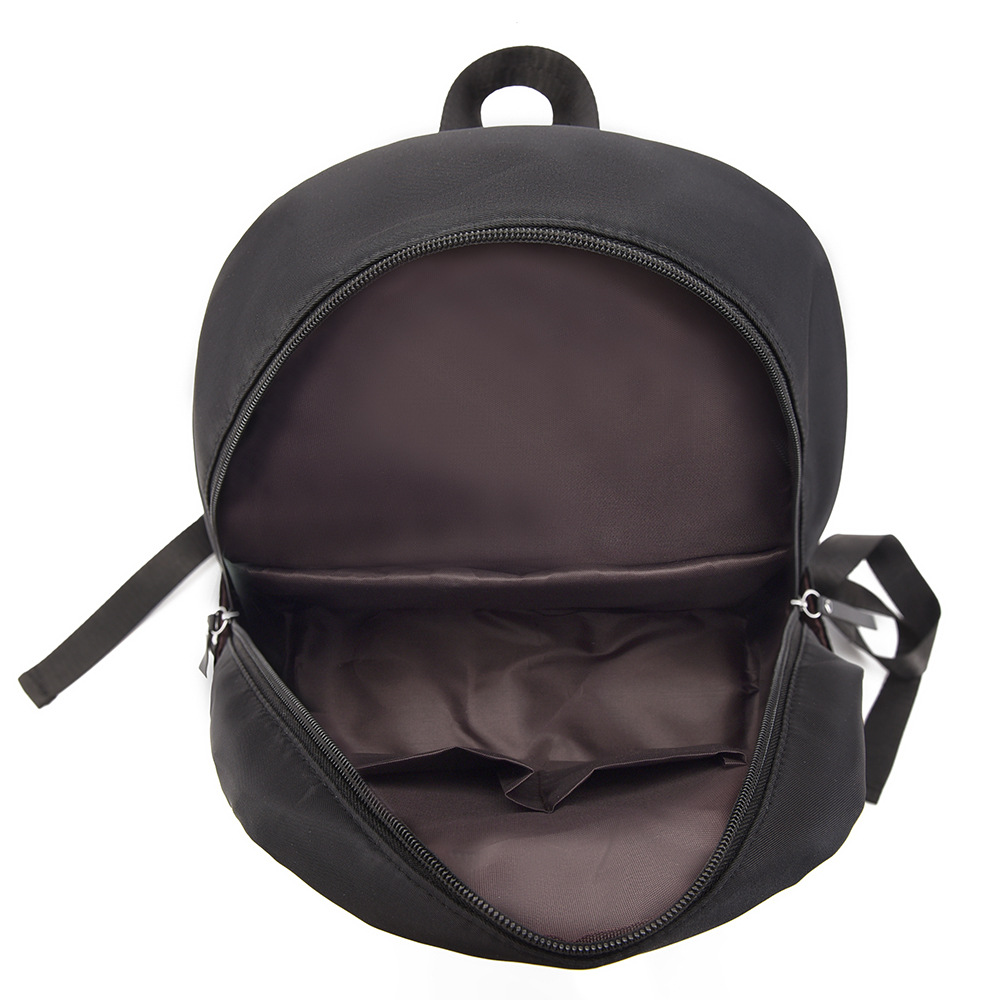 2025 nueva mochila de tela Oxford para mujer Lingge, bolso de viaje, mochila para computadora de moda de gran capacidad para mujer simple