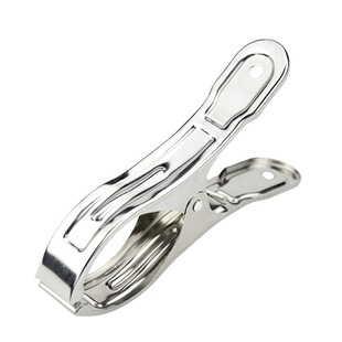 [Magnetic type] 6 PCs 12cm large stainless steel quilt clip windproof clothes clip stainless steel multi-purpose clip
