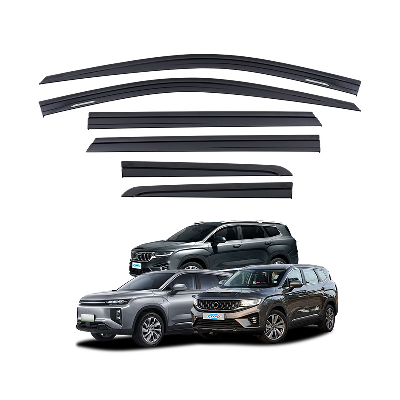 TXR es adecuado para Geely Haoyue Qingyu bloqueador de ventanas modificación de cejas de lluvia Ruilan 9 Yumei Window Deflectors
