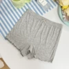 Gray small bow pants