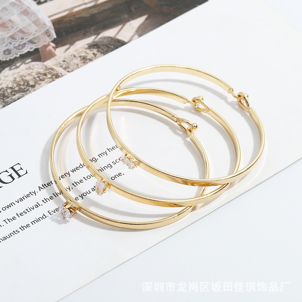 New Trendy Zinc Alloy Simple Bracelet display picture 3