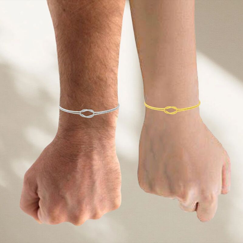 European and American Cross-border Jewelry Stainless Steel Couple Bracelet Valentine's Day Snake Bone Chain Handmade Knot Herringbone Titanium Bracelet