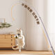 New cat teasing stick long rod retractable fishing rod super long simulation bee self-hi interactive cat toy supplies