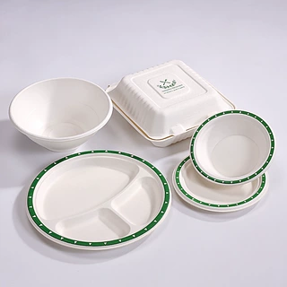 加工定制一次性碗家用套装一次性餐具商用餐盘纸碗蛋糕盘子碟子