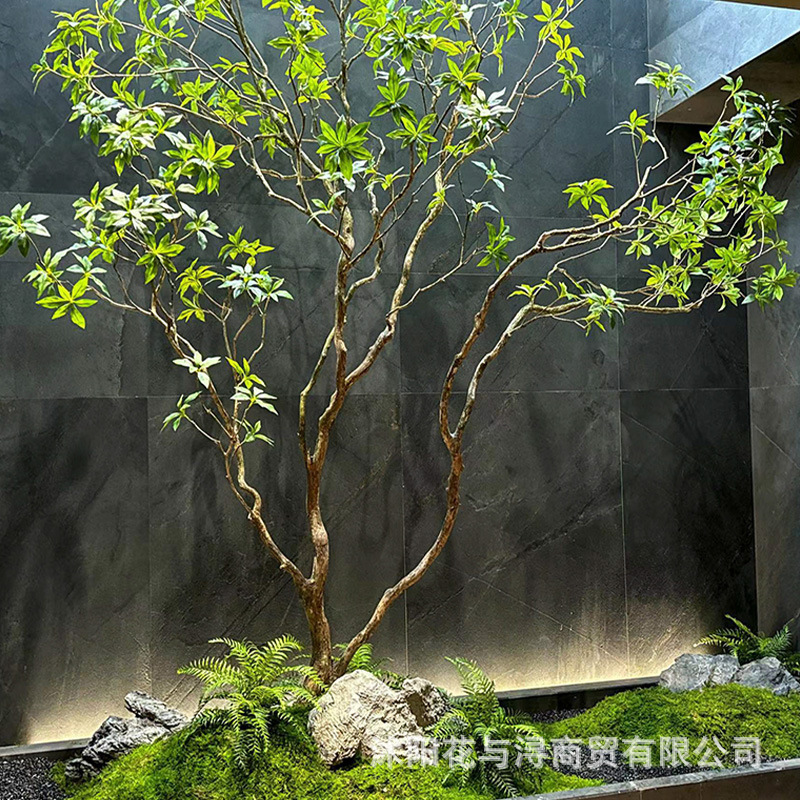 仿真马醉木室内外装饰摆件橱窗玄关景观吊钟假树大型绿植造景组合|undefined