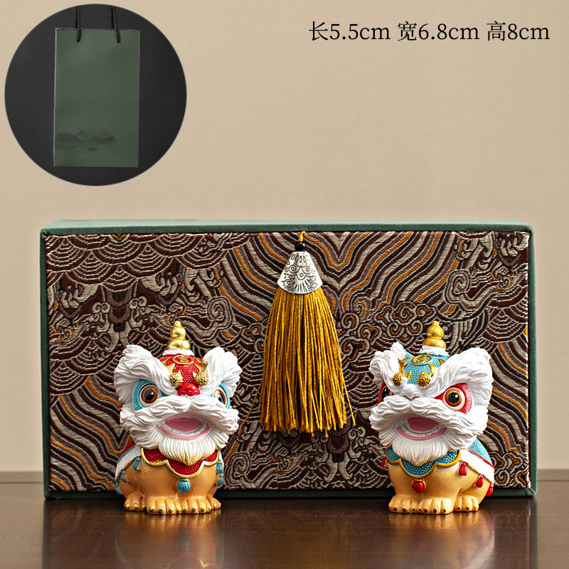 각성사자 [빨간색과 녹색 쌍] + 녹색 이중 선물 상자