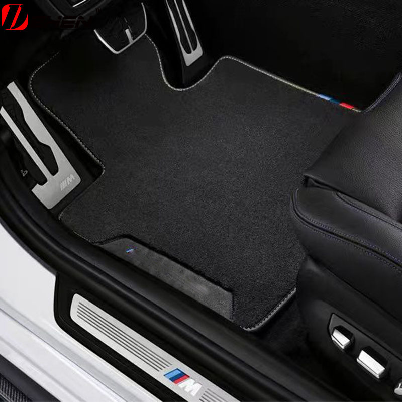 Suitable for Bmw New 1234567 Series X3X4X5X6 M3 M4 G80 G87 Floor Mats m Track Velvet Floor Mats