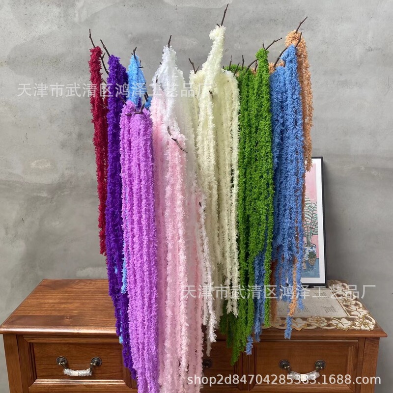 Artificial Silk Hanging Flowers, Yarn Wall Hangings, Floral Decorations for Home Space Design, Photography Props, Flowers