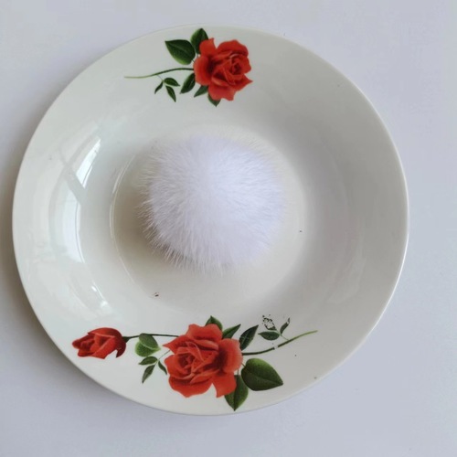 Imitation mink fur ball earrings, fur ball, artificial fur diy jewelry, hair accessories, small fur ball, decorative accessories, mink fur ball