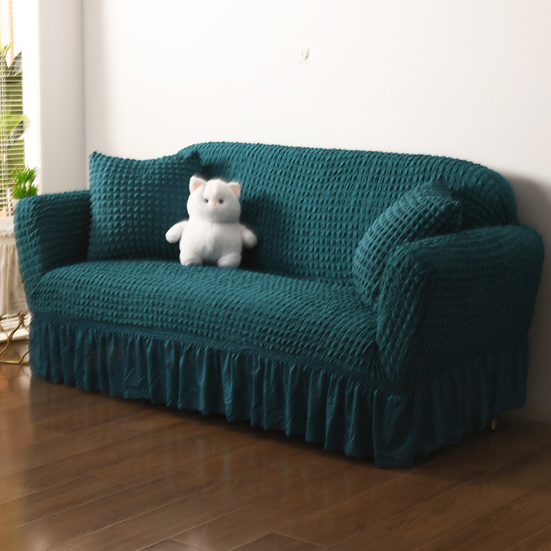 Funda de sofá de estilo europeo, todo incluido, esvástica, nueva cubierta de sofá elástica perezosa universal de cuatro estaciones, cubierta de polvo de sofá doméstico