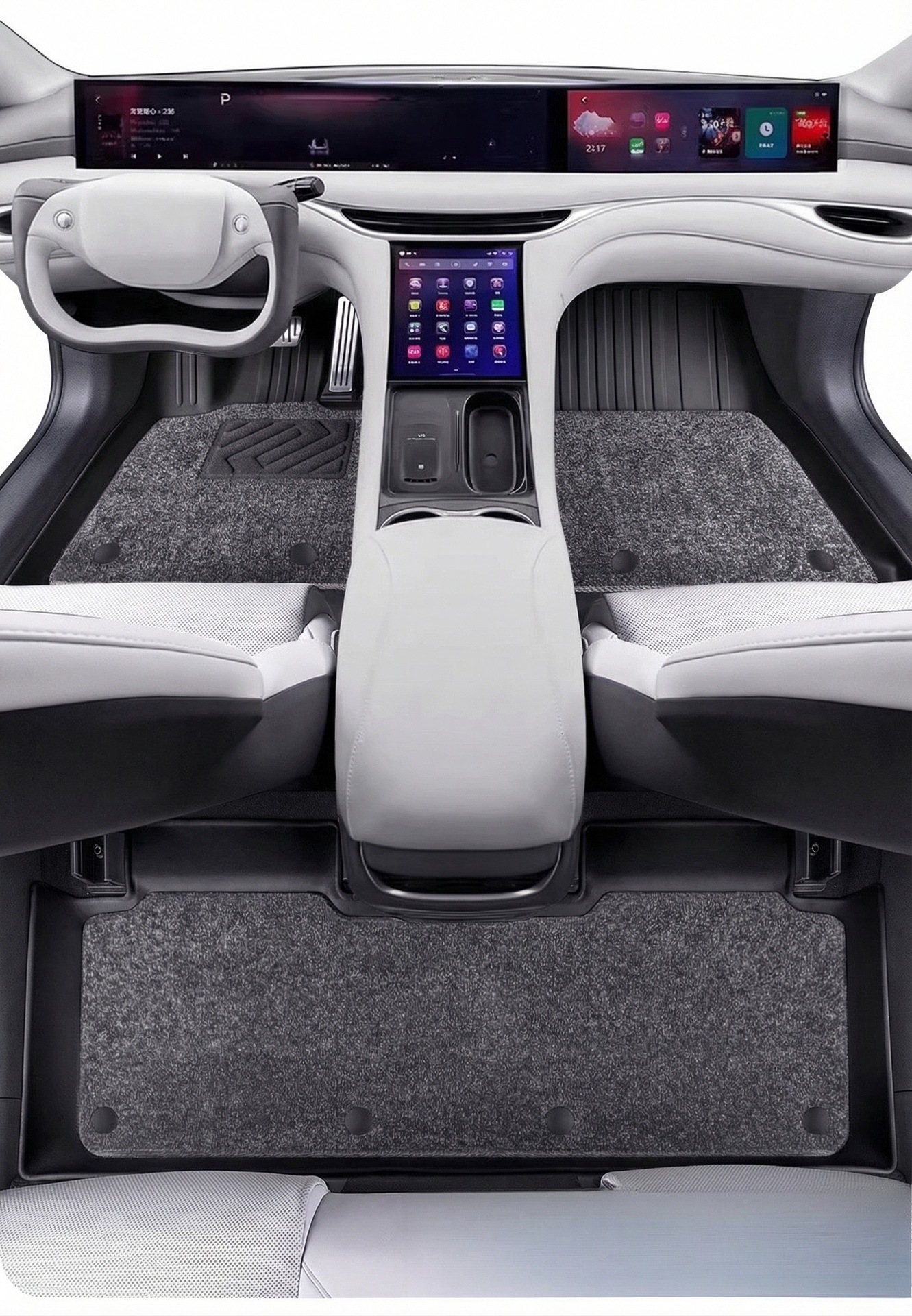 Changan Cs15 Dedicated Full Tpe Car Floor Mats, Full Coverage, Cross-Border Dropshipping, One-Piece Dropshipping
