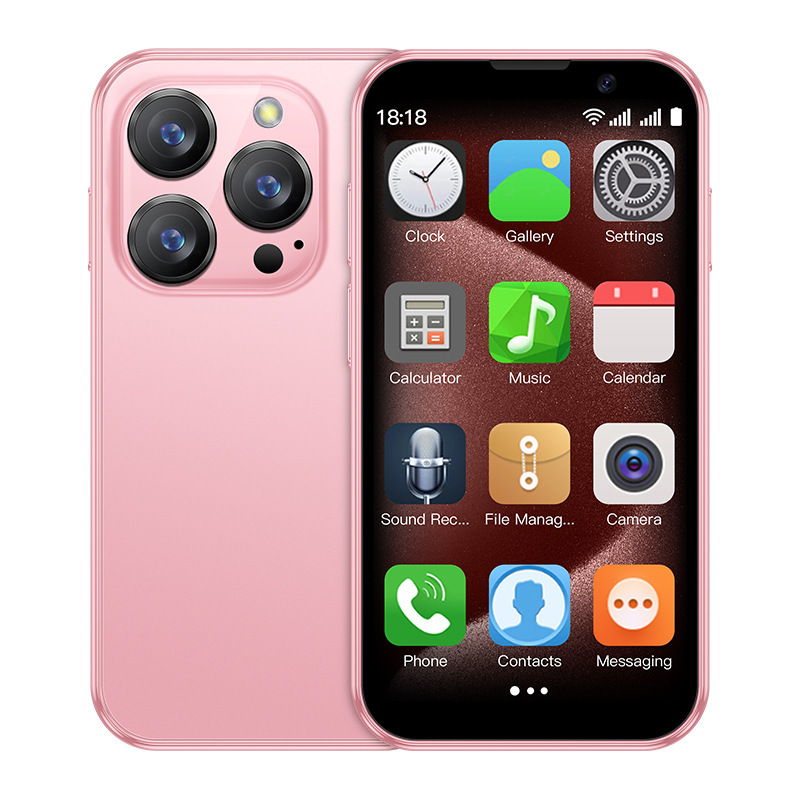Cross-Border Foreign Trade Mobile Phone Xs18Pro Mini Smart Touch Screen Mobile Phone Pocket Card Phone 3g Android Google