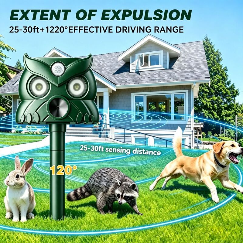 New Solar-Powered Rat Repellent, Flash Snake Repellent, Outdoor Repeller, Bird Repellent, Dog Repellent, Cat Repellent, Animal Repellent New Solar-Powered Rat Repellent, Flash Snake Repellent, Outdoor Repeller, Bird Repellent, Dog Repellent, Cat Repellent, Animal Repellent