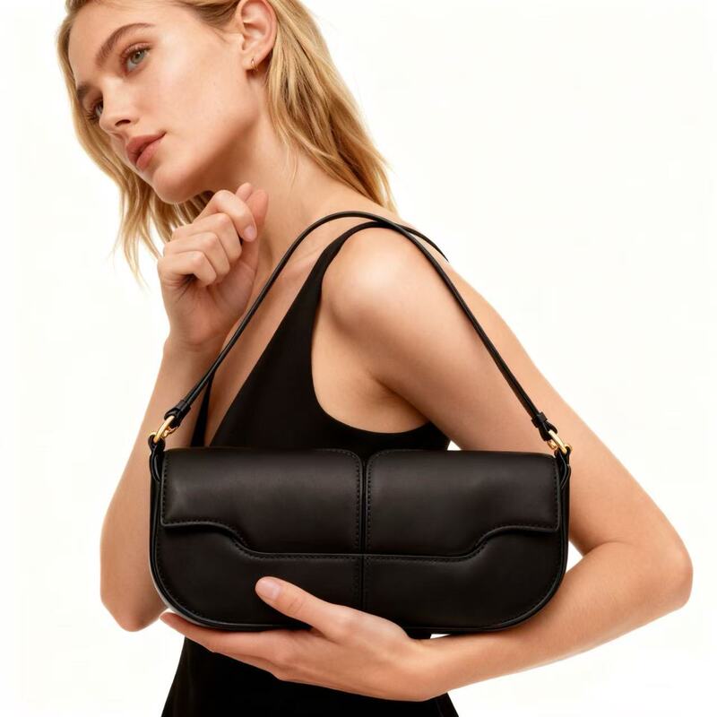 Hot-Selling Women's Accessible Luxury Baguette Bag Osmo Niche Designer Leather Retro Smooth Satchel Shoulder Crossbody Bag Hot-Selling Women's Accessible Luxury Baguette Bag Osmo Niche Designer Leather Retro Smooth Satchel Shoulder Crossbody Bag