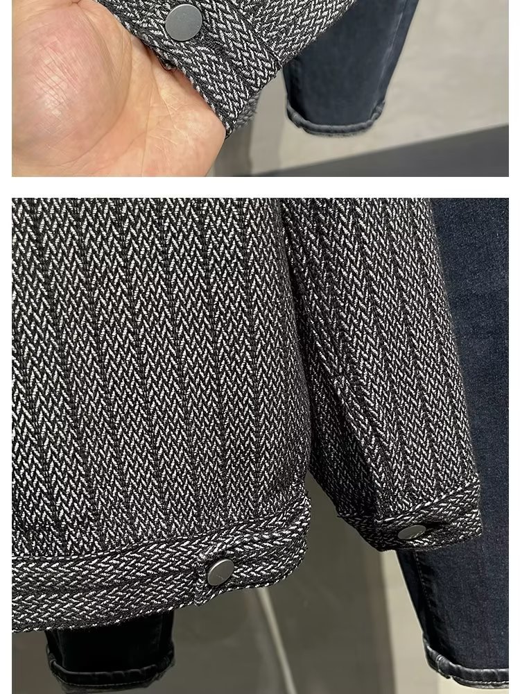 Men's Clothing foam jacket trendy handsome men's design tops autumn clothes_voghion.com