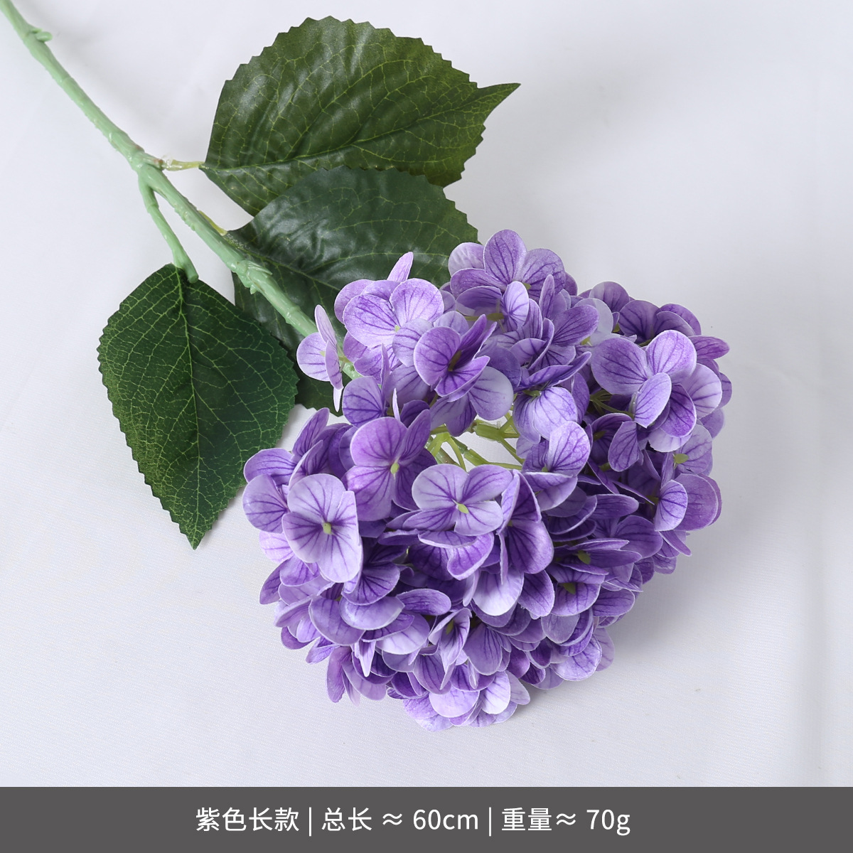 Sensación de la mano hortensias boda simulación flor rosa piruleta roja hortensias sala de bodas pared de flores hileras de flores flores flores falsas