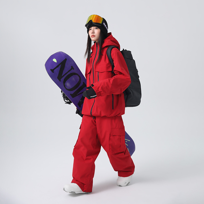 25-26 New Xueyi Pai Workwear Cotton Ski Suit Women's 3L Professional Warm Men's Snowboard Snow Jacket and Snow Pants 25-26 New Xueyi Pai Workwear Cotton Ski Suit Women's 3L Professional Warm Men's Snowboard Snow Jacket and Snow Pants