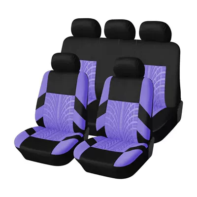 Trade and Cross-Border Sales, Direct Factory, Universal seat cover - purple-2-piece-set-single-seat