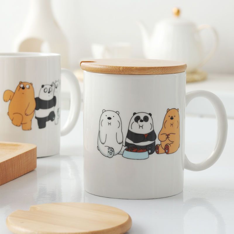 Ceramic mug logo pattern simple coffee cup advertising manufacturers wholesale straight Cup gift Cup