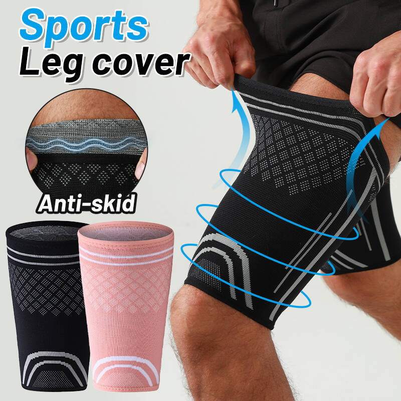 Funda de Compresión para Muslo de Nylon para Baloncesto y Fitness