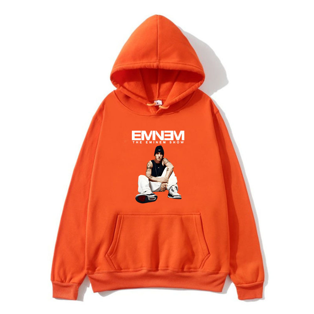 Eminem Hoodie Graphic Printing Hooded Fleece Sweatshirt Funk