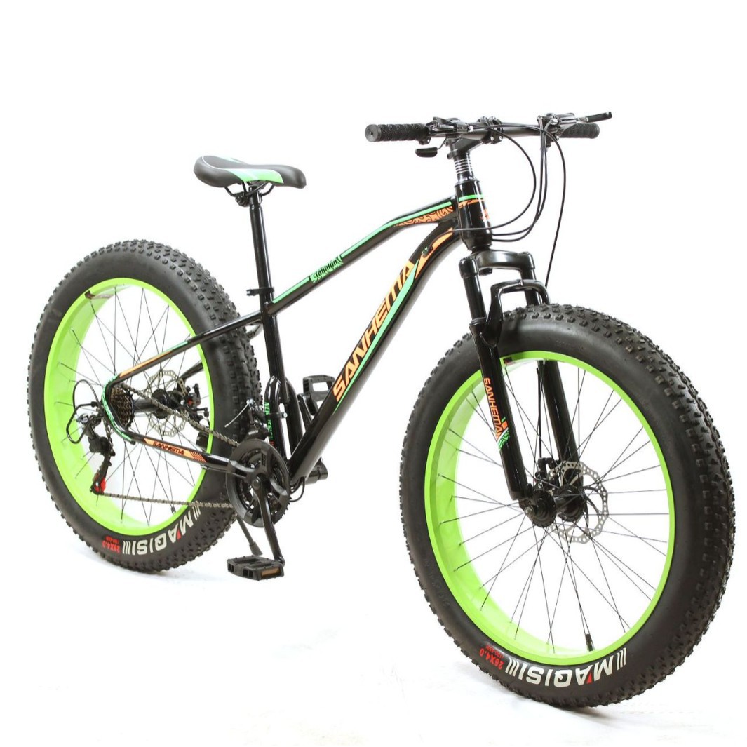 Neumáticos grandes de velocidad variable de doble absorción de impactos de punto de fábrica, bicicleta de montaña de 24/26 pulgadas, bicicleta de carretera todoterreno, bicicleta de nieve