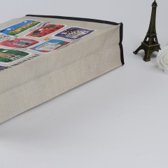 Vinyl-coated non-woven pouch lunch bags takeout carrying bags promotional gifts shopping bags with logo printing