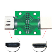 HDMI A型公转母测试板19P高清转接标准A型公母座线路板电路板治具