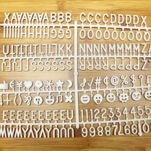 亚马逊毛毡板字母留言板英文字母板毛毡塑料字母 0.75英寸170小