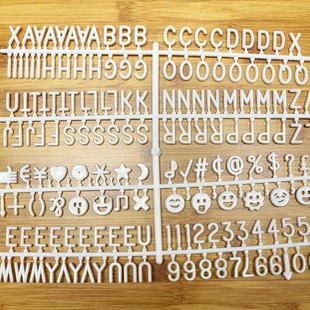 letter message board English letter board felt plastic letter 0.75 inch 170 small