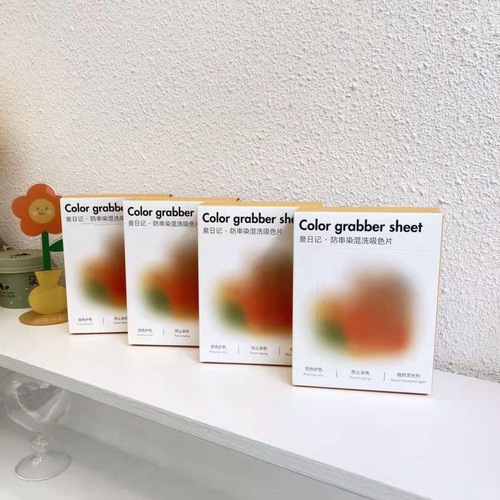 Quan diary anti-cross-dye mixed wash color-absorbing tablets non-dyed laundry tablets anti-cross-color washing machine color master sheet to absorb sticky hair