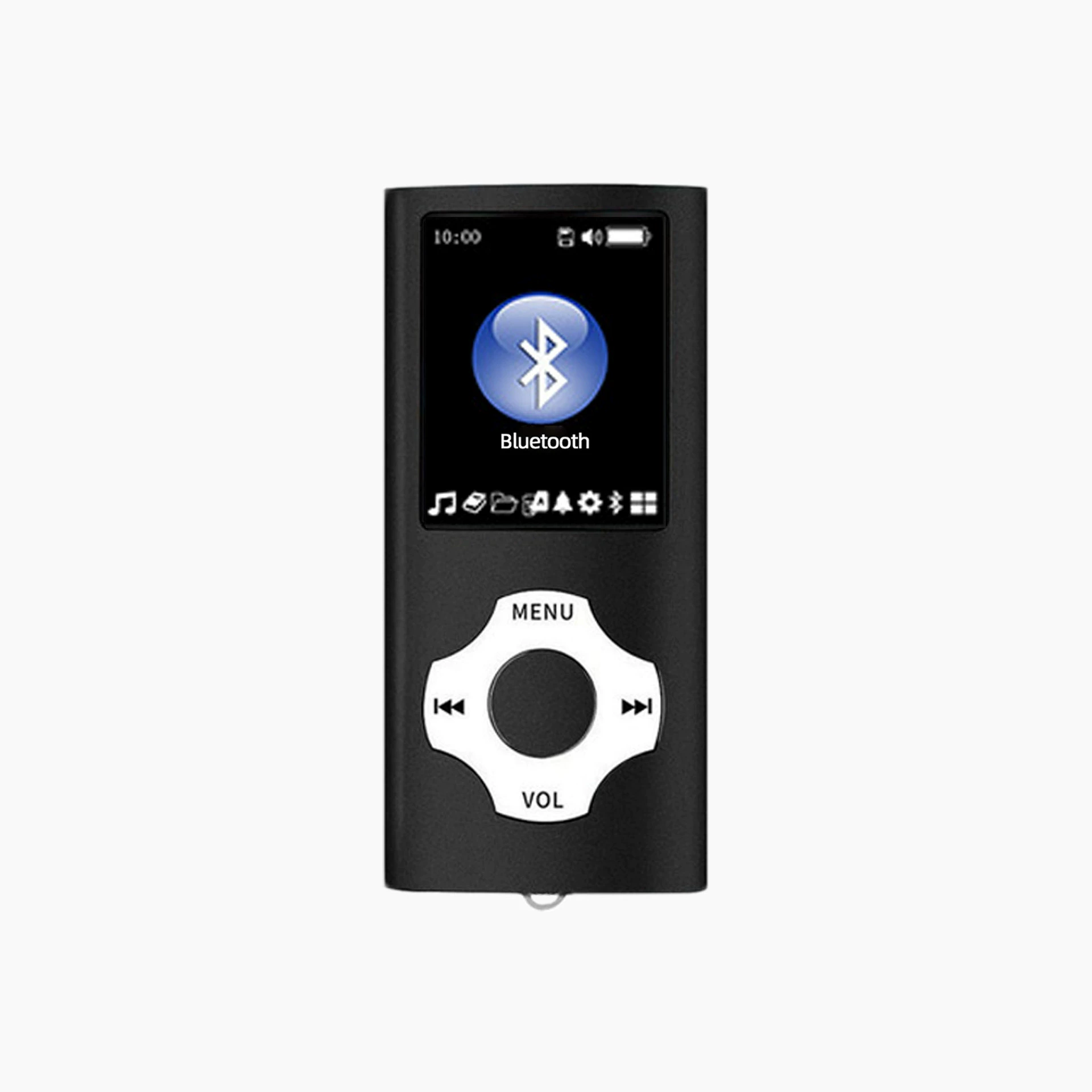 Портативный Bluetooth MP3/MP4 плеер, 1.8″ TFT, TF карта, FM и запись